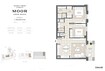 Emaar Moor 2 Beds Layout