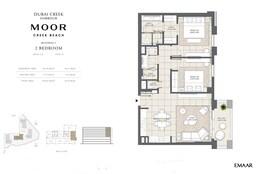 2 Beds 1005 Sq. Ft. Apartment in Emaar Moor