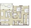 Emaar Mulberry 2 Beds Layout