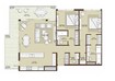 Emaar Mulberry 2 Beds Layout