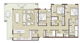 3 Beds 1987 Sq. Ft. Apartment in Emaar Mulberry