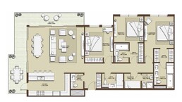3 Beds 1968 Sq. Ft. Apartment in Emaar Mulberry
