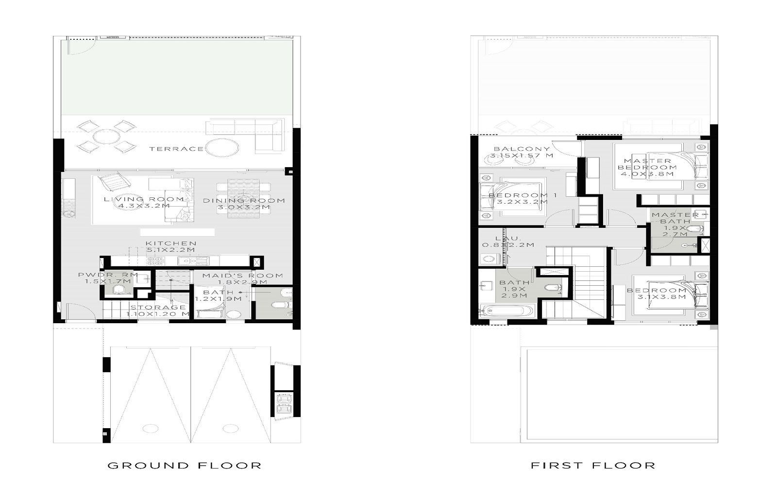 3 Beds 2100 Sq. Ft. Townhouse in Emaar Nara At The Valley