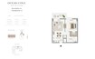 Emaar Ocean Cove 1 Bed Layout