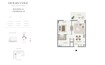 Emaar Ocean Cove 1 Bed Layout