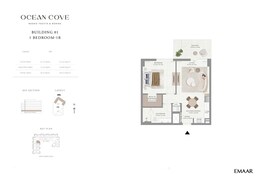 1 Bed 844 Sq. Ft. Apartment in Emaar Ocean Cove