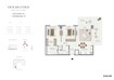 Emaar Ocean Cove 2 Beds Layout