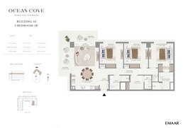 3 Beds 1657 Sq. Ft. Apartment in Emaar Ocean Cove
