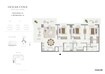 Emaar Ocean Cove 3 Beds Layout