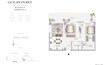 Emaar Ocean Point 2 Beds Layout