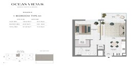 1 Bed 811 Sq. Ft. Apartment in Emaar Ocean Views