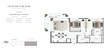 Emaar Ocean Views 2 Beds Layout