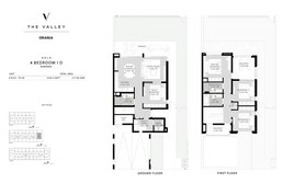 4 Beds 2346 Sq. Ft. Townhouse in Emaar Orania At The Valley