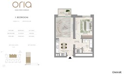 1 Bed 749 Sq. Ft. Apartment in Emaar Oria Apartments