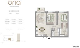 2 Beds 1223 Sq. Ft. Apartment in Emaar Oria Apartments