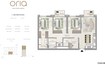 Emaar Oria Apartments 3 Beds Layout