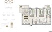 Emaar Oria Apartments 3 Beds Layout