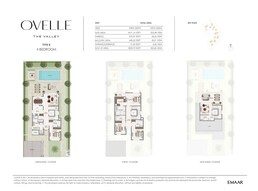 4 Beds 4355 Sq. Ft. Villa in Emaar Ovelle at The Valley