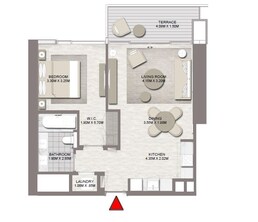 1 Bed 708 Sq. Ft. Apartment in Emaar Palace Residences