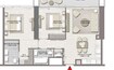 Emaar Palace Residences 2 Beds Layout
