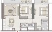 Emaar Palace Residences 2 Beds Layout