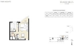 1 Bed 644 Sq. Ft. Apartment in Emaar Park Heights