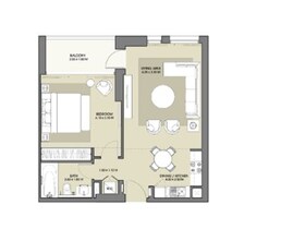 1 Bed 656 Sq. Ft. Apartment in Emaar Park Point