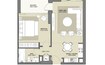 Emaar Park Point 1 Bed Layout