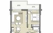Emaar Park Point 1 Bed Layout
