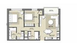 2 Beds 1024 Sq. Ft. Apartment in Emaar Park Point