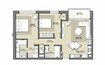 Emaar Park Point 2 Beds Layout