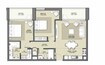 Emaar Park Point 2 Beds Layout