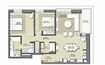 Emaar Park Point 2 Beds Layout