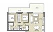 Emaar Park Point 2 Beds Layout