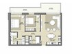Emaar Park Point 2 Beds Layout