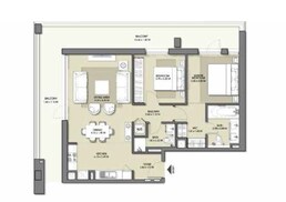 2 Beds 1318 Sq. Ft. Apartment in Emaar Park Point