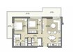 Emaar Park Point 2 Beds Layout