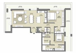 2 Beds 1961 Sq. Ft. Apartment in Emaar Park Point