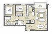 Emaar Park Point 2 Beds Layout