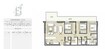 Emaar Park Point 3 Beds Layout