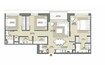 Emaar Park Point 3 Beds Layout