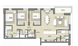 3 Beds 1477 Sq. Ft. Apartment in Emaar Park Point