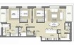 Emaar Park Point 3 Beds Layout