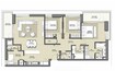 Emaar Park Point 3 Beds Layout