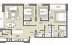 Emaar Park Point 3 Beds Layout