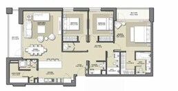 3 Beds 1608 Sq. Ft. Apartment in Emaar Park Point