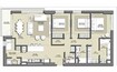Emaar Park Point 3 Beds Layout