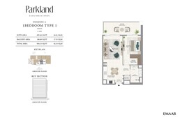 1 Bed 884 Sq. Ft. Apartment in Emaar Parkland