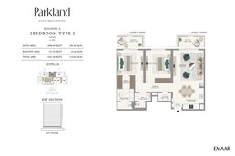 2 Beds 1227 Sq. Ft. Apartment in Emaar Parkland