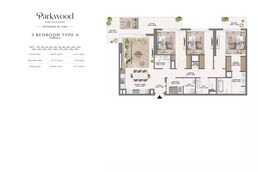 3 Beds 1806 Sq. Ft. Apartment in Emaar Parkwood